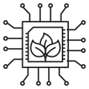 Green technology icon