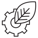 Green technology icon