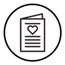 Greeting card icon