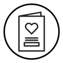 Greeting card icon