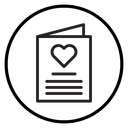 Greeting card icon