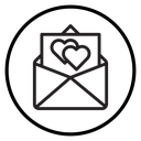 Greeting card icon