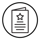 Greeting card icon