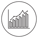 Growth chart icon