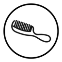 Hair brush icon