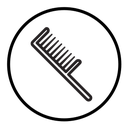 Hair brush icon