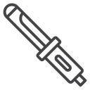 Hair curler icon