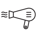 Hair dryer icon