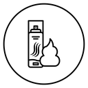 Hair Mousse Spray Black Outline icon