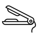Hair straightener icon
