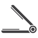 Hair straightener 3 icon