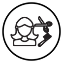 Hairdresser Service Scissors icon