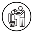 Hairdresser service icon