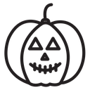 Halloween pumpkin icon