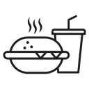 Hamburger soda 3 icon