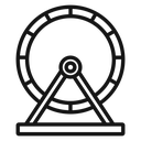 Hamster wheel icon