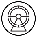 Hamster wheel icon