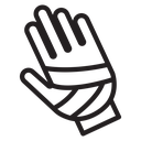 Hand accident icon