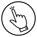 Hand Click Pointing Finger icon
