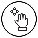 Hand, fingers, gesture, swipe, rotate icon