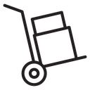 Hand truck icon