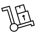 Hand Truck Boxes icon