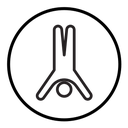 Handstand exercise icon
