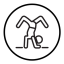 Handstand exercise icon