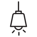 Hanging light icon