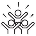 Happy people icon