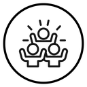 Happy people icon