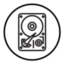 Hard disk drive icon