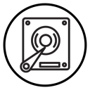 Hard disk drive icon