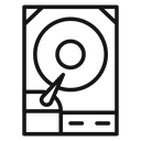 Hard disk drive icon