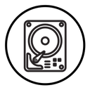 Hard disk drive icon