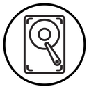 Hard drive icon