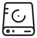 Hard drive icon