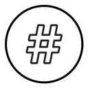 Hashtag (2) icon