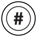 Hastag icon