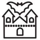 Haunted house icon