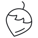 Hazel nut icon