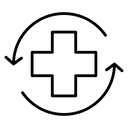 Health recovery icon
