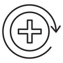 Health recovery icon
