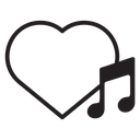 Heard heart note (2) icon