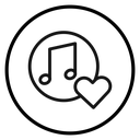 Heard heart note (2) icon
