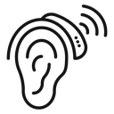 Hearing aid icon