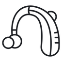 Hearing aid receiver 2 icon