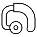 Hearing aid receiver icon