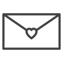 Heart Seal Envelope icon