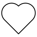 Heart shape icon